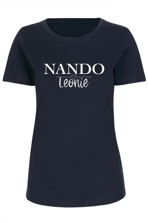 Personalisiertes T-Shirt – Namen Mensch und Tier