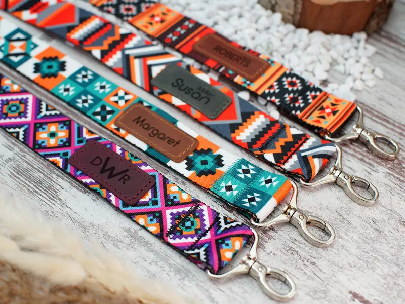 Personalized Bag Strap - 4 Different Pattern Available