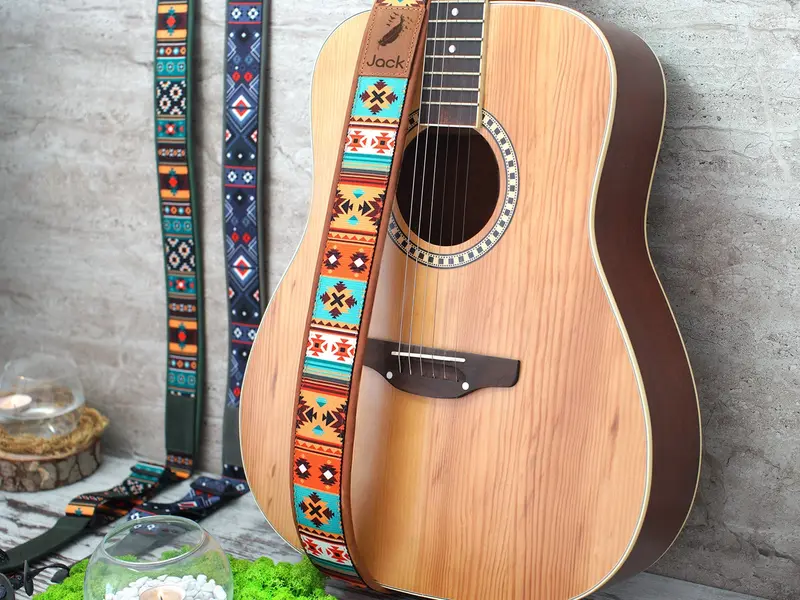 Personalized Guitar Strap Leather
