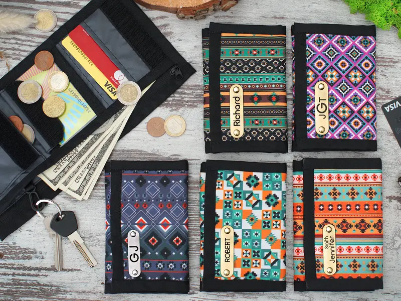 Personalized Tribal Small Wallet