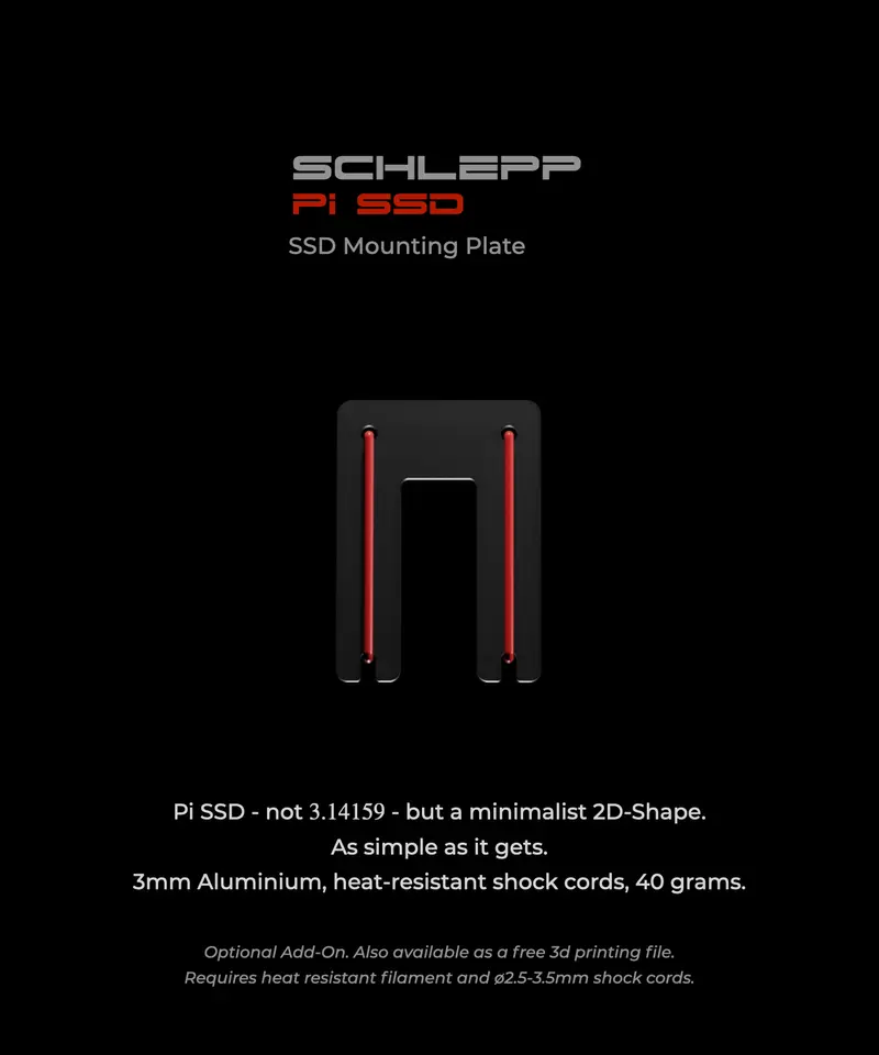 Pi SSD - SSD Holder for SCHLEPP ZETA D.I.