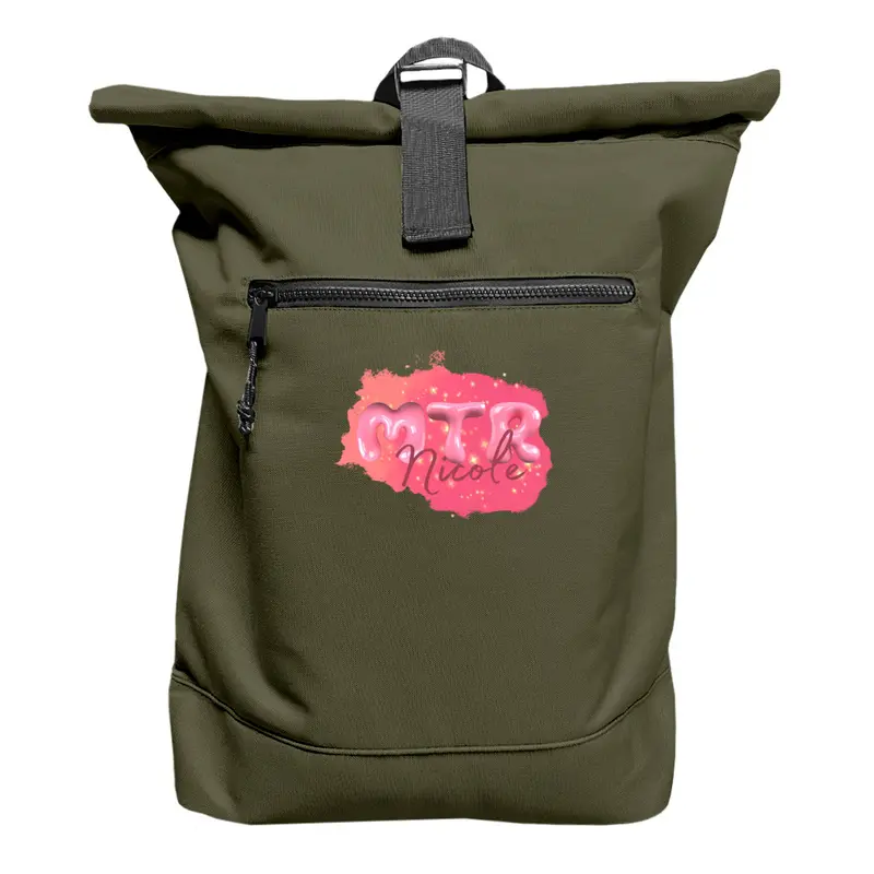 Pink MTR Nicole oder dein Name - großer Rucksack