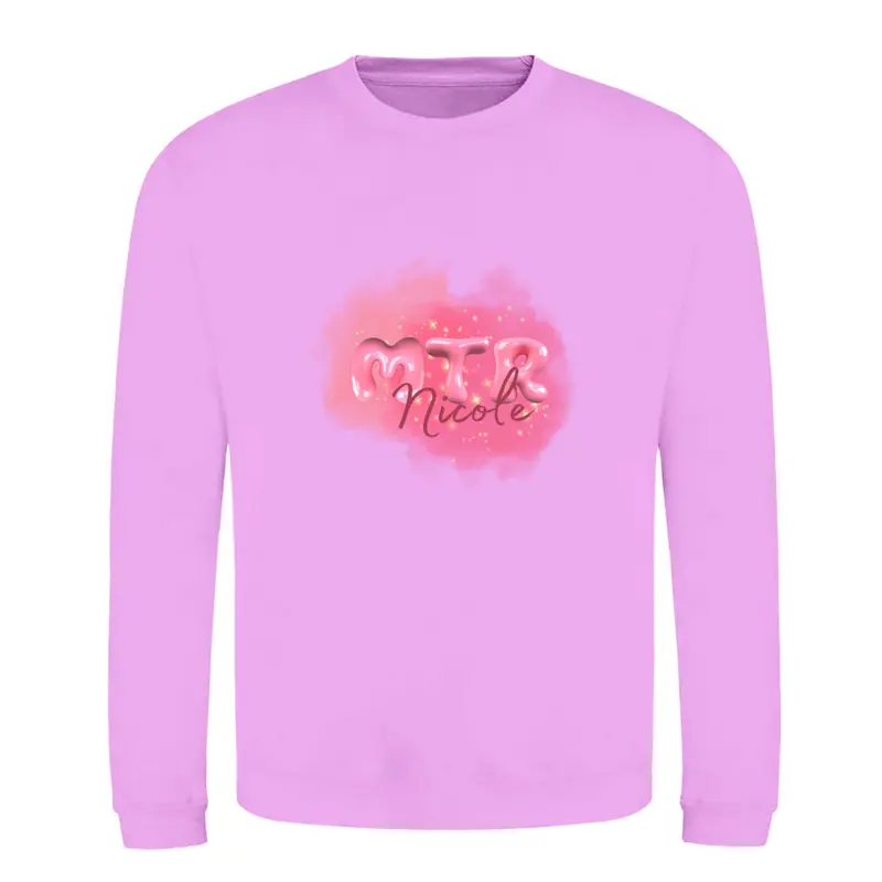 Pink MTR Nicole oder dein Name -LOGO groß- Klassiker Sweatshirts (Unisex)