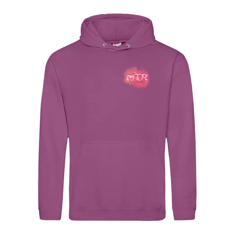 Pink MTR Nicole oder dein Name -LOGO klein- Hoody (Unisex)