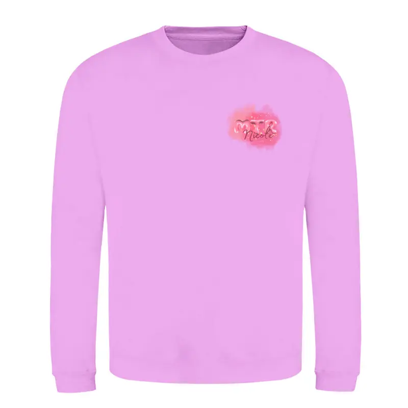 Pink MTR Nicole oder dein Name -LOGO klein- Klassiker Sweatshirts (Unisex)