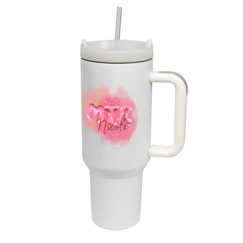Pink MTR Nicole oder dein Name - „Stanley-Style“ Thermo-Cup my place to be Radiology 1,2 l