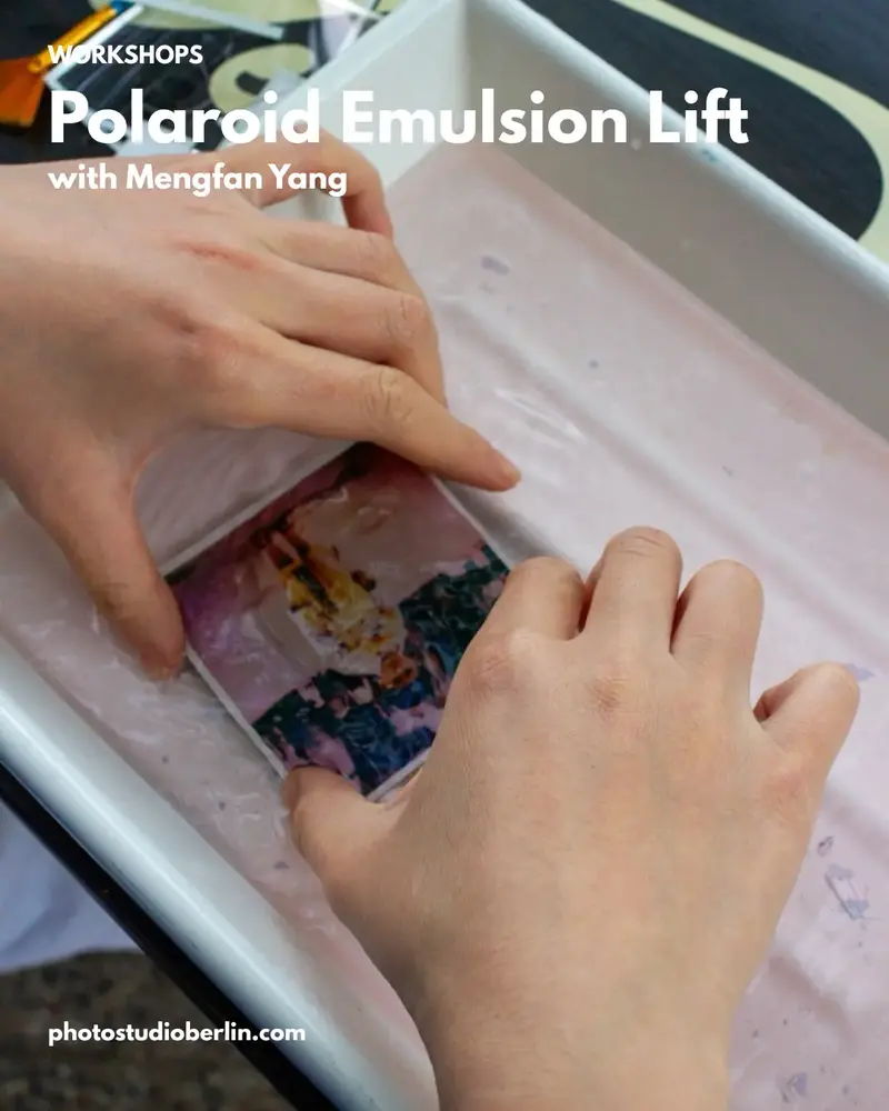 Polaroid Emulsion Lift Workshop with Mengfan Yang