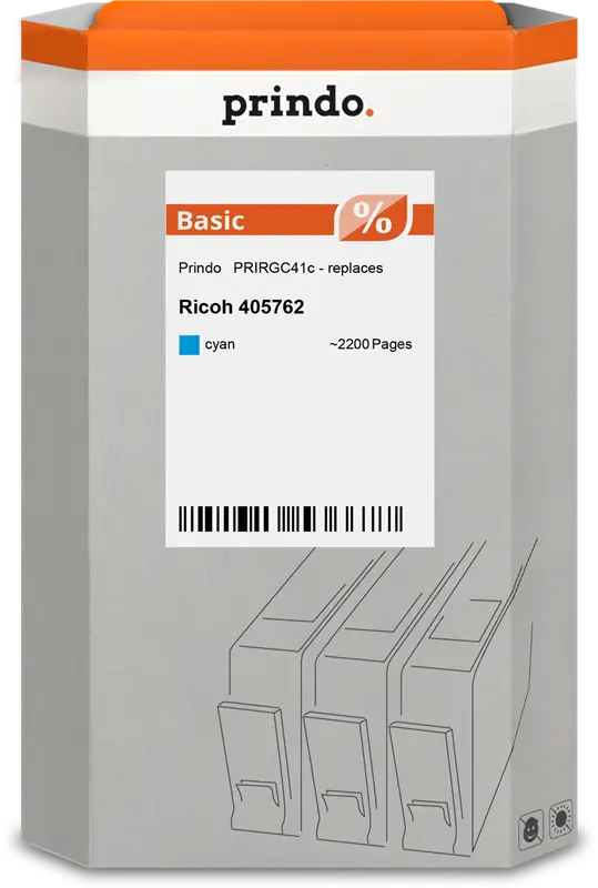 Prindo Basic Gel Patrone Cyan (PRIRGC41c)