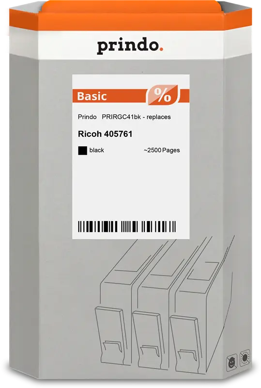 Prindo Basic Gel Patrone Schwarz (PRIRGC41bk)