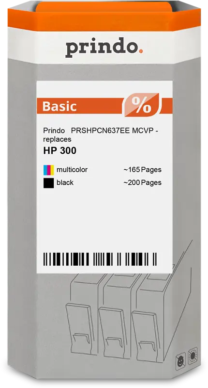 Prindo Basic Multipack Schwarz / mehrere Farben (PRSHPCN637EE MCVP)