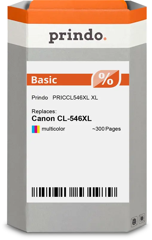Prindo Basic XL mehrere Farben Druckerpatrone PRICCL546XL