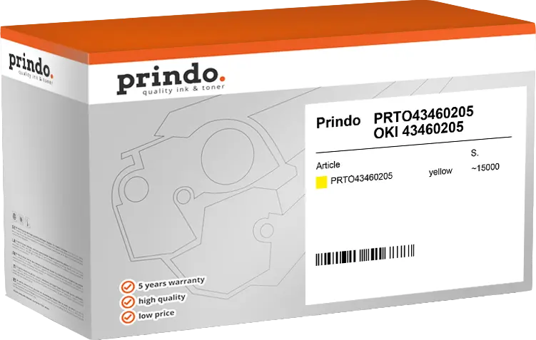 Prindo Classic Bildtrommel Gelb (PRTO43460205)