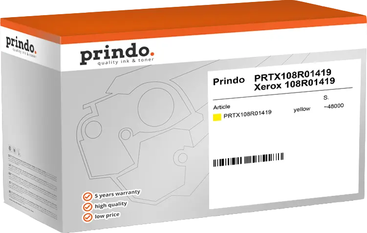 Prindo Classic Bildtrommel Gelb (PRTX108R01419)