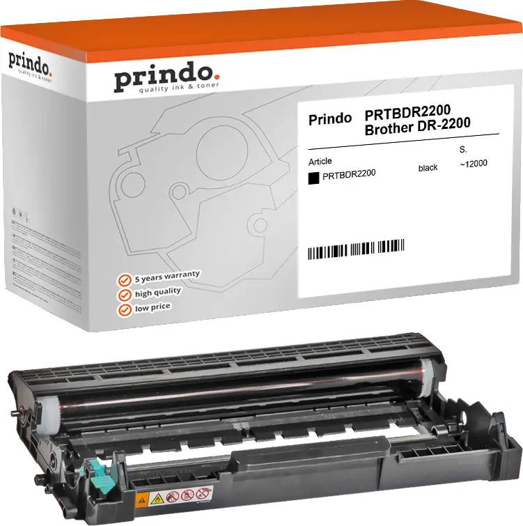 Prindo Classic Bildtrommel Schwarz (PRTBDR2200)