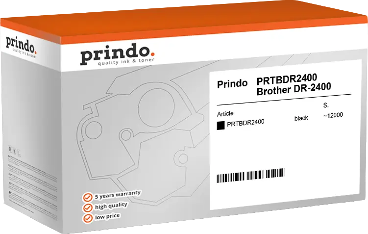 Prindo Classic Bildtrommel Schwarz (PRTBDR2400)