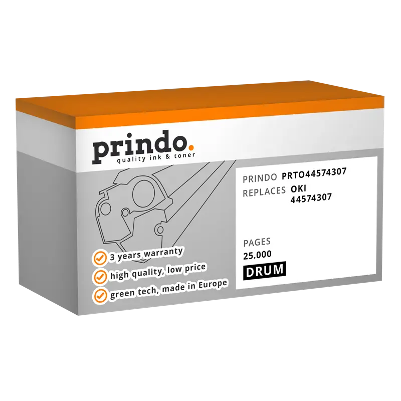 Prindo Classic Bildtrommel Schwarz (PRTO44574307)