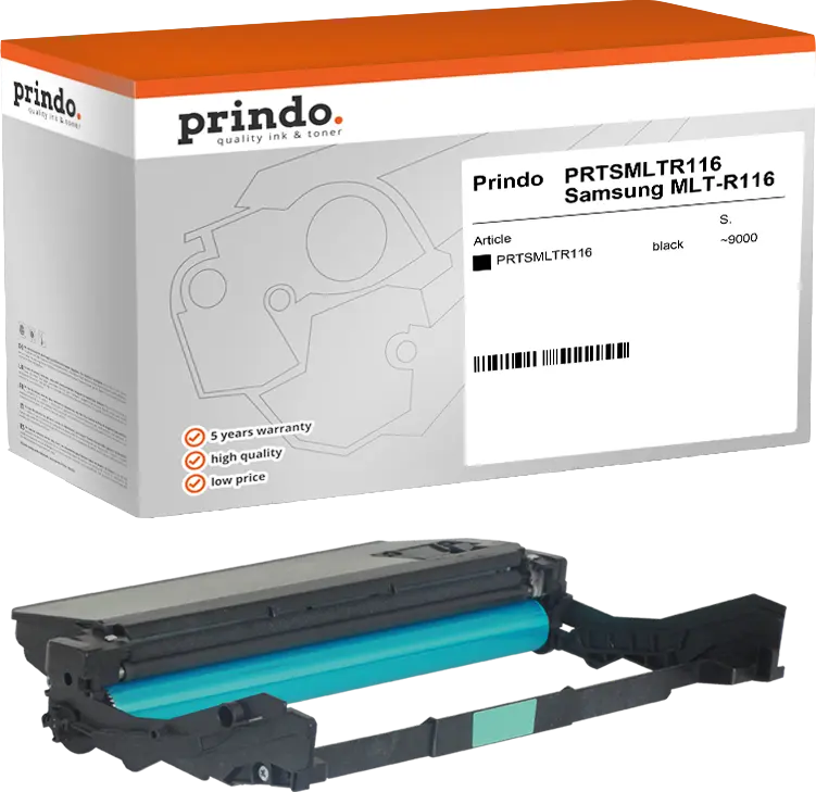 Prindo Classic Bildtrommel Schwarz (PRTSMLTR116)