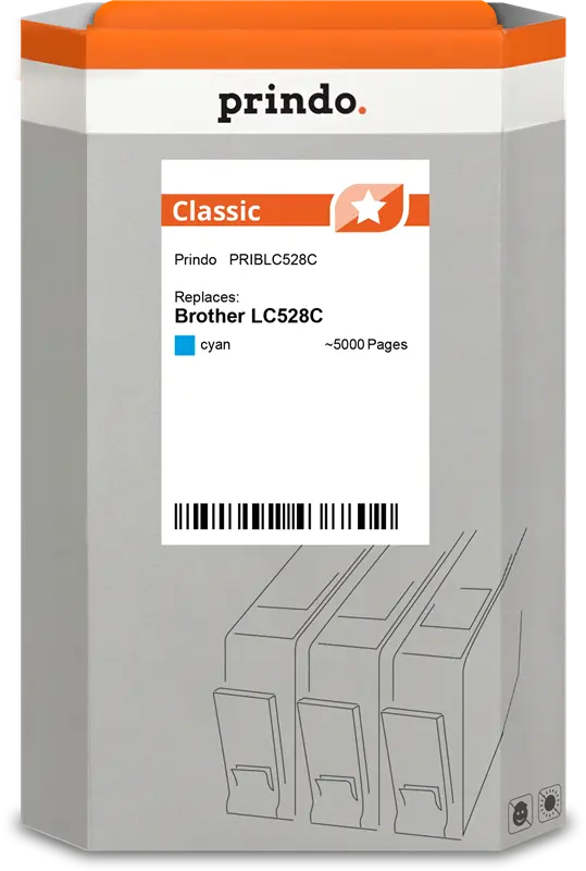 Prindo Classic Cyan Druckerpatrone PRIBLC528C