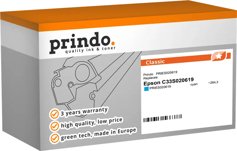 Prindo Classic Cyan Druckerpatrone PRIES020619