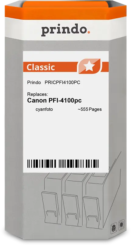 Prindo Classic Cyan (Foto) Druckerpatrone PRICPFI4100PC