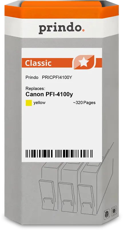 Prindo Classic Gelb Druckerpatrone PRICPFI4100Y