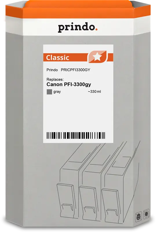 Prindo Classic Grau Druckerpatrone PRICPFI3300GY