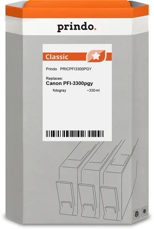 Prindo Classic Graufoto Druckerpatrone PRICPFI3300PGY