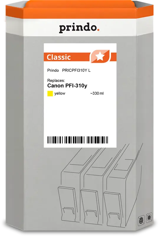 Prindo Classic L Gelb Druckerpatrone PRICPFI310Y