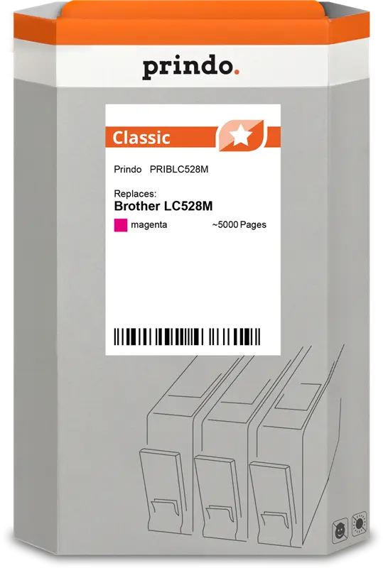 Prindo Classic Magenta Druckerpatrone PRIBLC528M