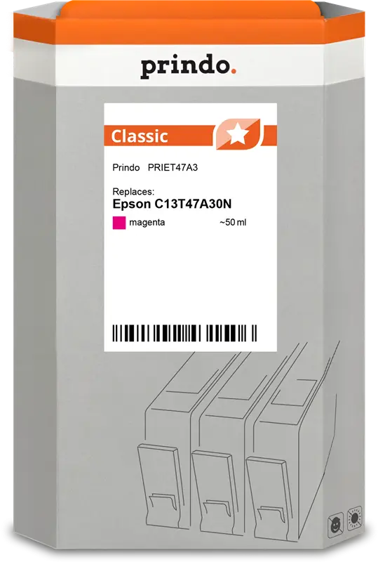 Prindo Classic Magenta Druckerpatrone PRIET47A3