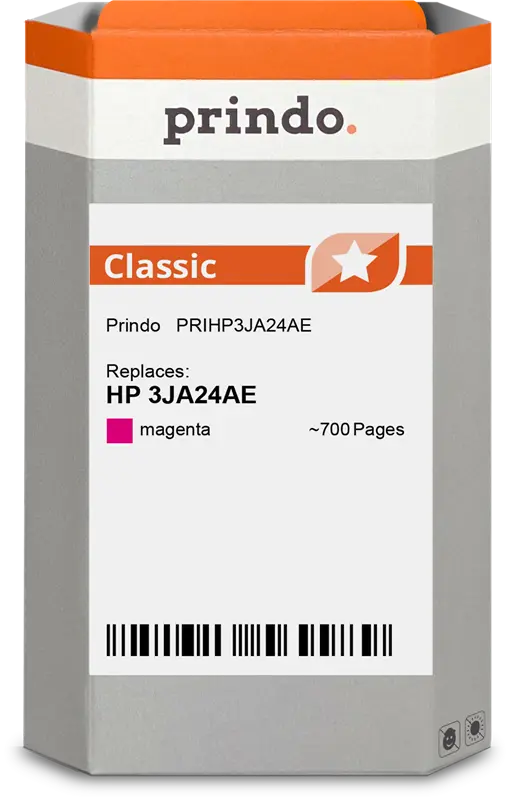 Prindo Classic Magenta Druckerpatrone PRIHP3JA24AE