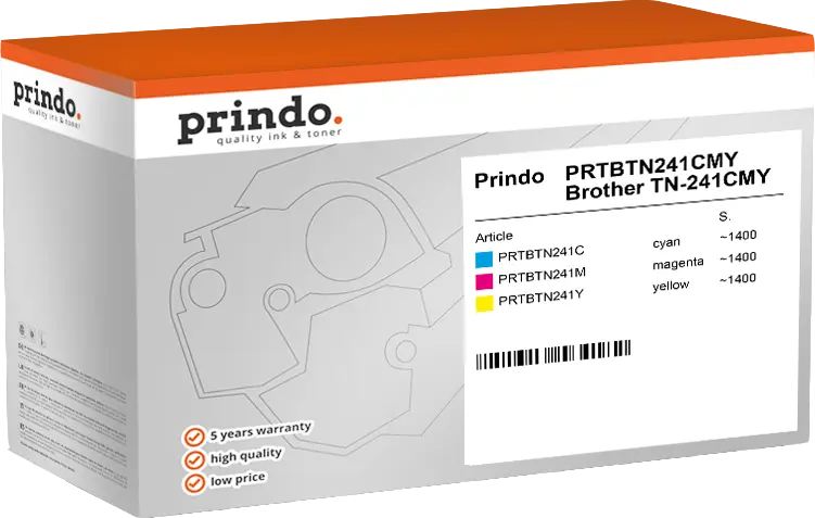 Prindo Classic Multipack Cyan / Magenta / Gelb (PRTBTN241CMY)