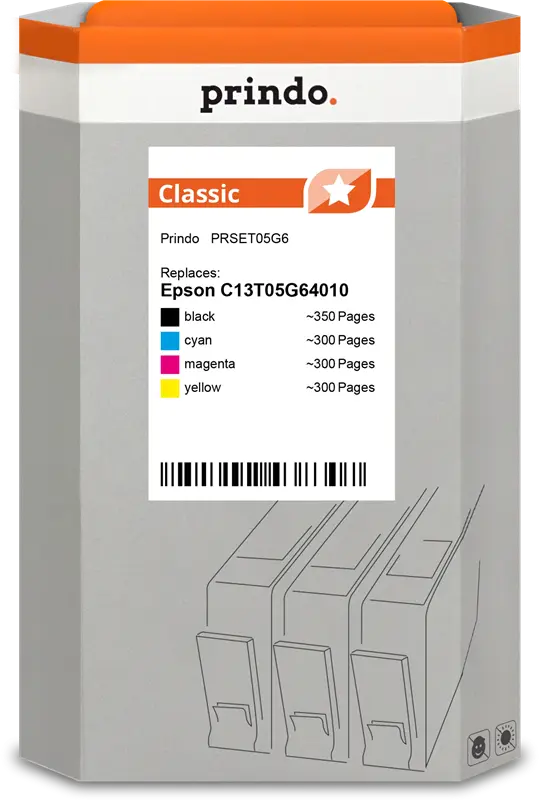 Prindo Classic Multipack Schwarz / Cyan / Magenta / Gelb (PRSET05G6)