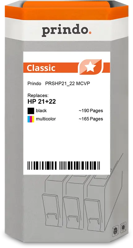 Prindo Classic Multipack Schwarz / mehrere Farben (PRSHP21_22 MCVP)
