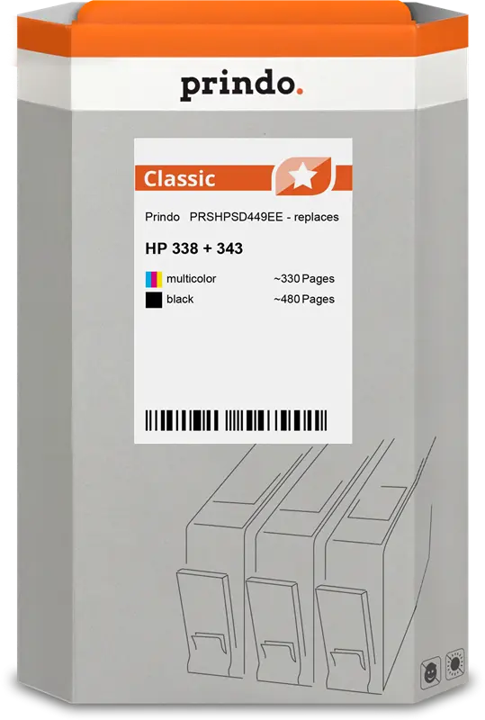 Prindo Classic Multipack Schwarz / mehrere Farben (PRSHPSD449EE)