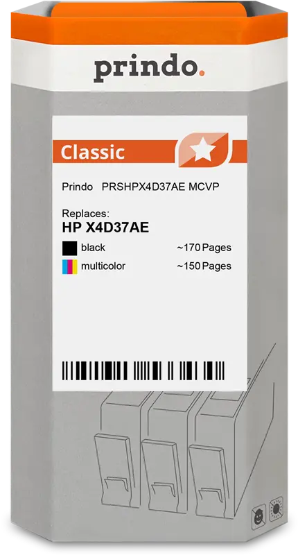 Prindo Classic Multipack Schwarz / mehrere Farben (PRSHPX4D37AE MCVP)
