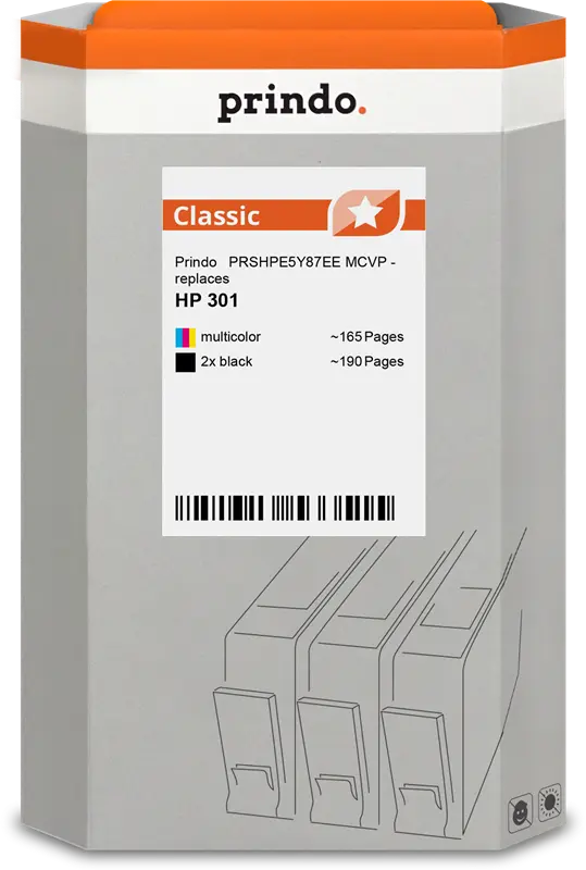 Prindo Classic Multipack Schwarz / Schwarz / mehrere Farben (PRSHPE5Y87EE MCVP)