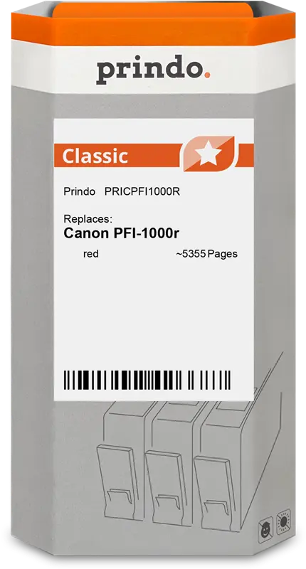 Prindo Classic Rot Druckerpatrone PRICPFI1000R