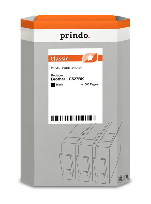 Prindo Classic Schwarz Druckerpatrone PRIBLC527BK