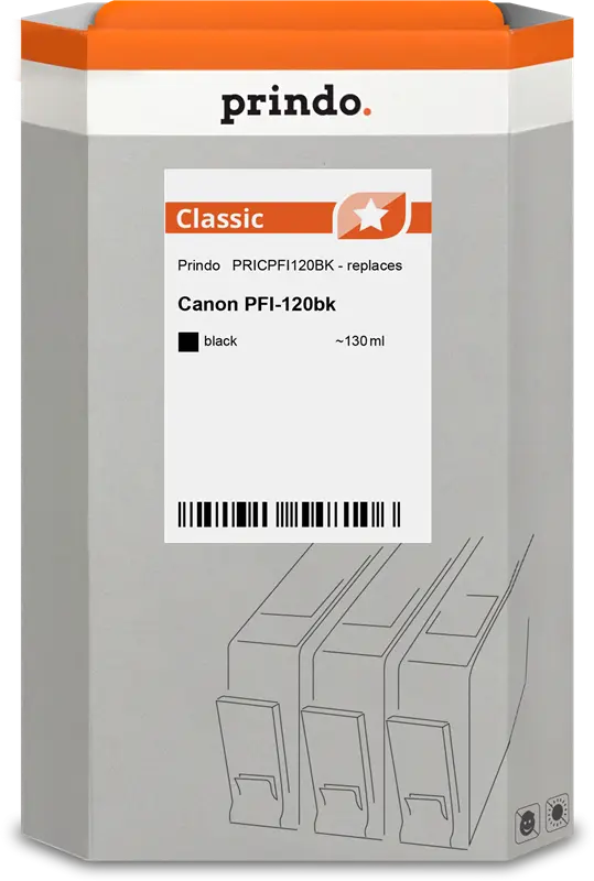 Prindo Classic Schwarz Druckerpatrone PRICPFI120BK
