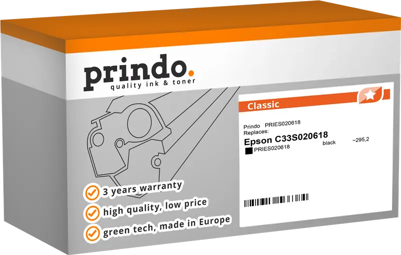 Prindo Classic Schwarz Druckerpatrone PRIES020618