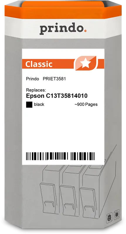 Prindo Classic Schwarz Druckerpatrone PRIET3581