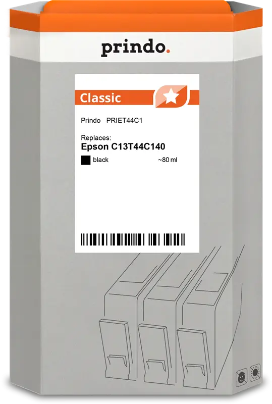 Prindo Classic Schwarz Druckerpatrone PRIET44C1