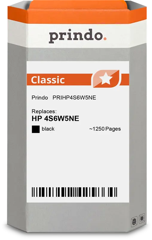 Prindo Classic Schwarz Druckerpatrone PRIHP4S6W5NE