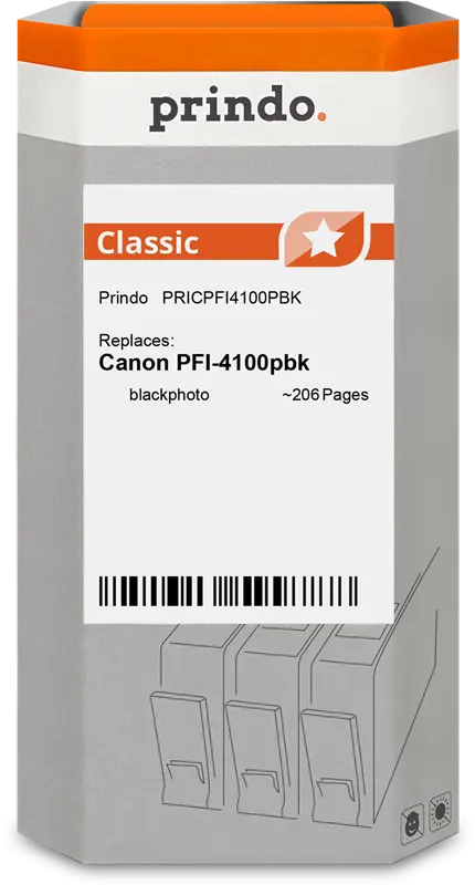 Prindo Classic Schwarz (Foto) Druckerpatrone PRICPFI4100PBK