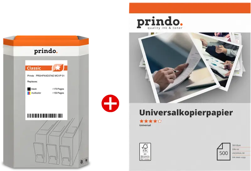Prindo Classic Schwarz / mehrere Farben / Weiss Value Pack PRSHPX4D37AE MCVP 01