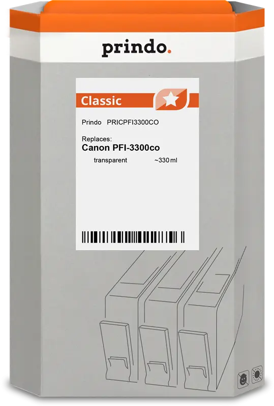 Prindo Classic Transparent Druckerpatrone PRICPFI3300CO