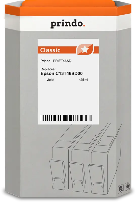 Prindo Classic Violett Druckerpatrone PRIET46SD