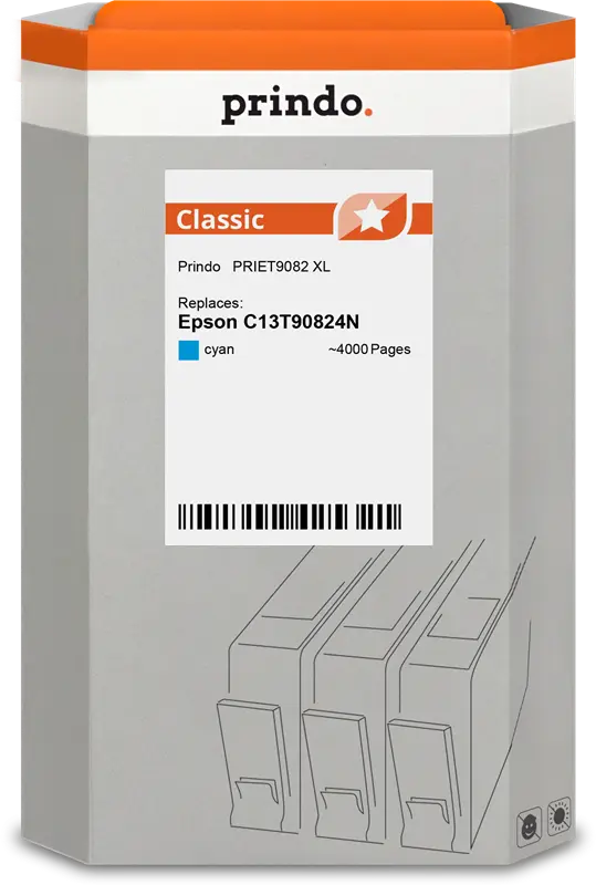 Prindo Classic XL Cyan Druckerpatrone PRIET9082