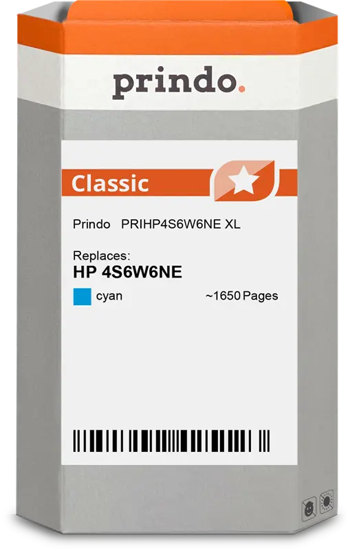 Prindo Classic XL Cyan Druckerpatrone PRIHP4S6W6NE